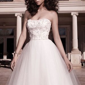Casablanca Bridal Beaded Tulle Gown Style 2137